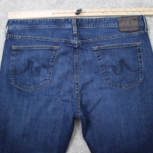 AG Adriano Goldschmied Jeans Mens 41x29 Blue B-Type III Easy 5-Pocket Denim - Picture 6 of 13